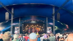 Foto van uit de Tent genomen